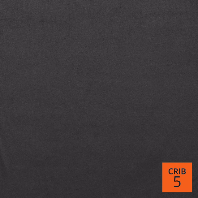 Deep charcoal grey fabric with a subtle softly mottled texture