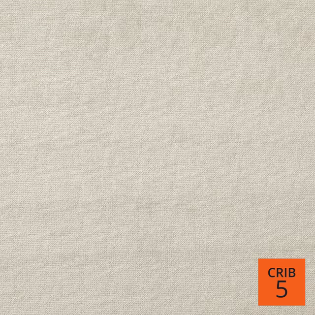 Close-up of pale warm dove-grey fabric with a fine, softly textured plain weave