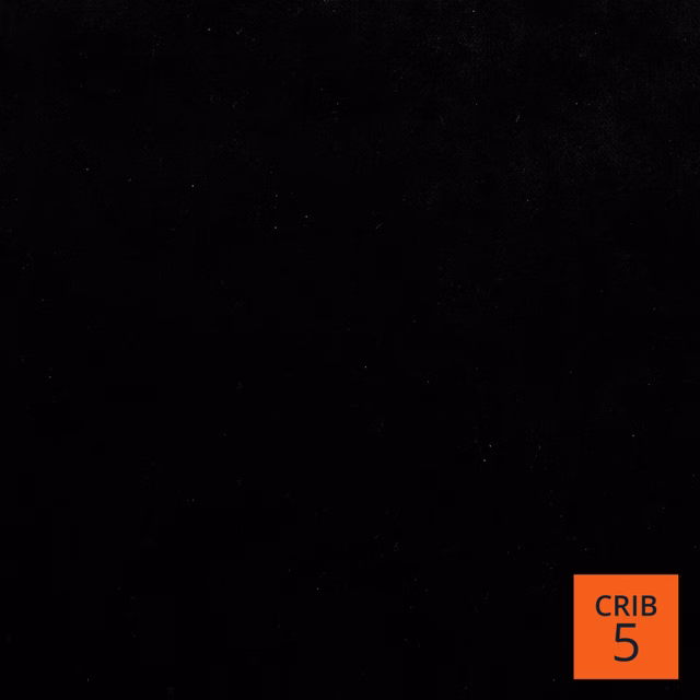 Near-black Ebony textile with a barely visible, softly mottled surface texture