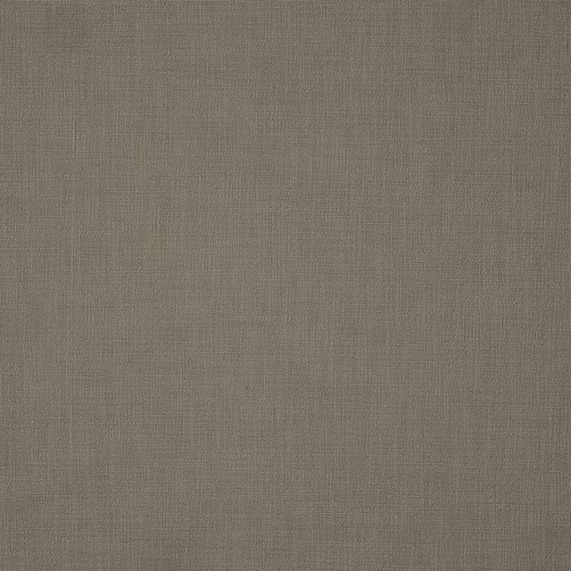 Close-up of muted taupe-grey plain weave with fine vertical and horizontal texture