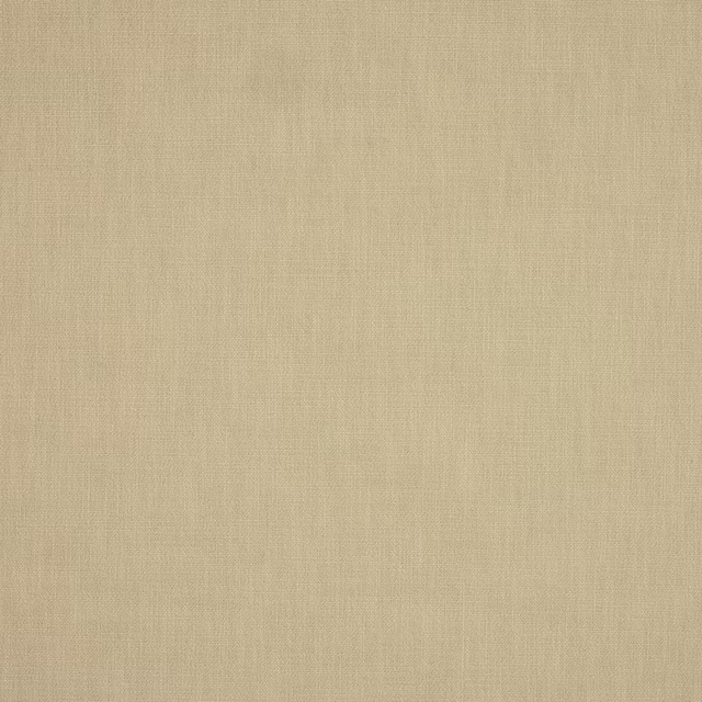 Close-up of warm flax beige fabric with a fine, subtly irregular plain weave
