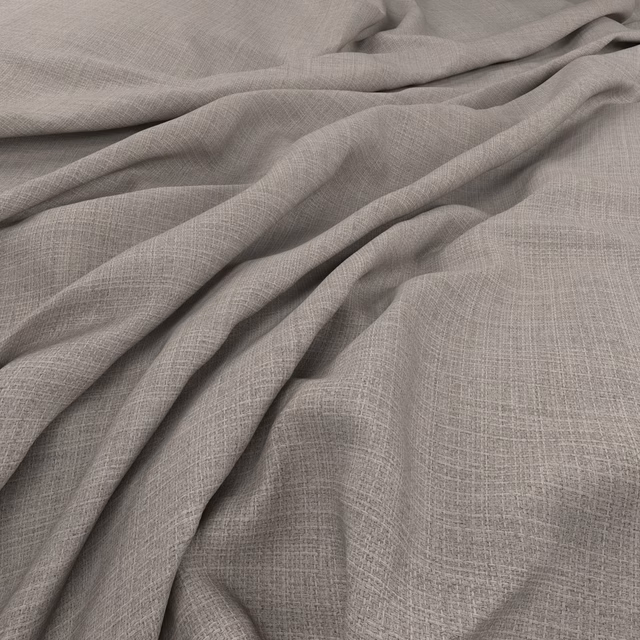 Muted seafoam-grey fabric with fine crossweave gathered into soft fluid folds