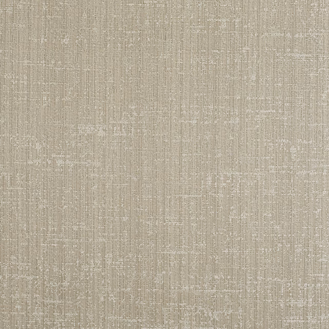 Pale greige textile with fine vertical striations and broken crosshatch texture