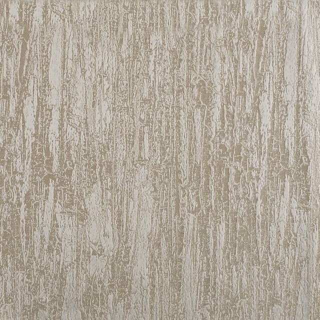 Pale platinum-grey fabric with distressed vertical striations and a softly mottled weave
