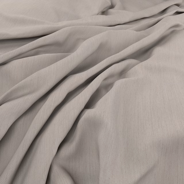 Pale seafoam-grey woven fabric draped in soft folds with a fine textured surface