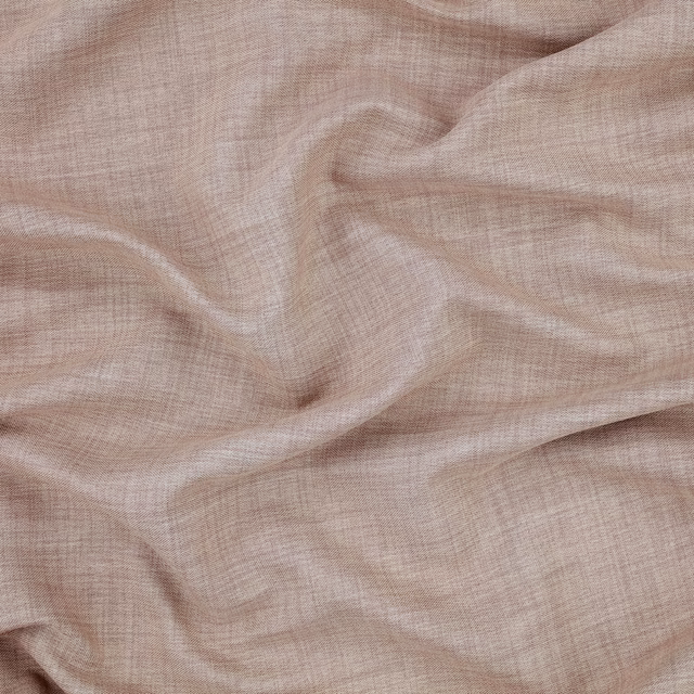 Blush shell fabric with airy crossweave and softly rippled, translucent folds