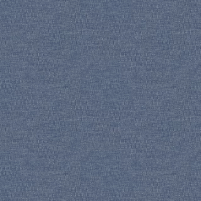 Muted slate-blue plain weave with softly irregular, linen-like surface texture