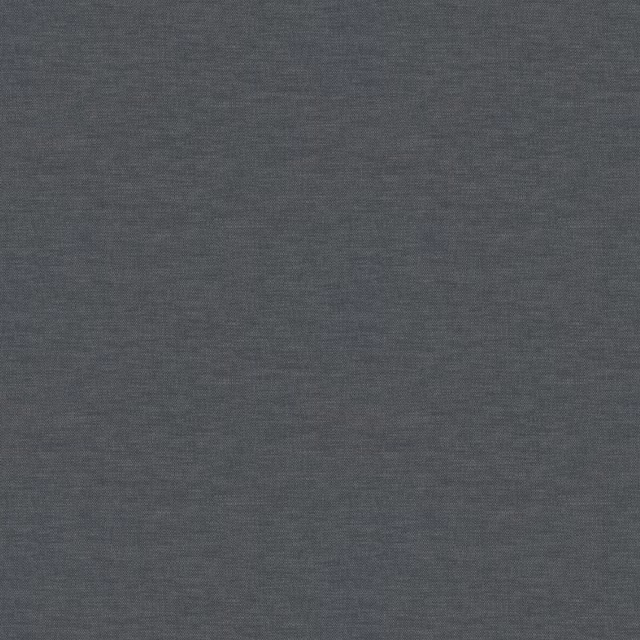 Close-up of deep charcoal grey fabric with a fine, subtly variegated woven texture