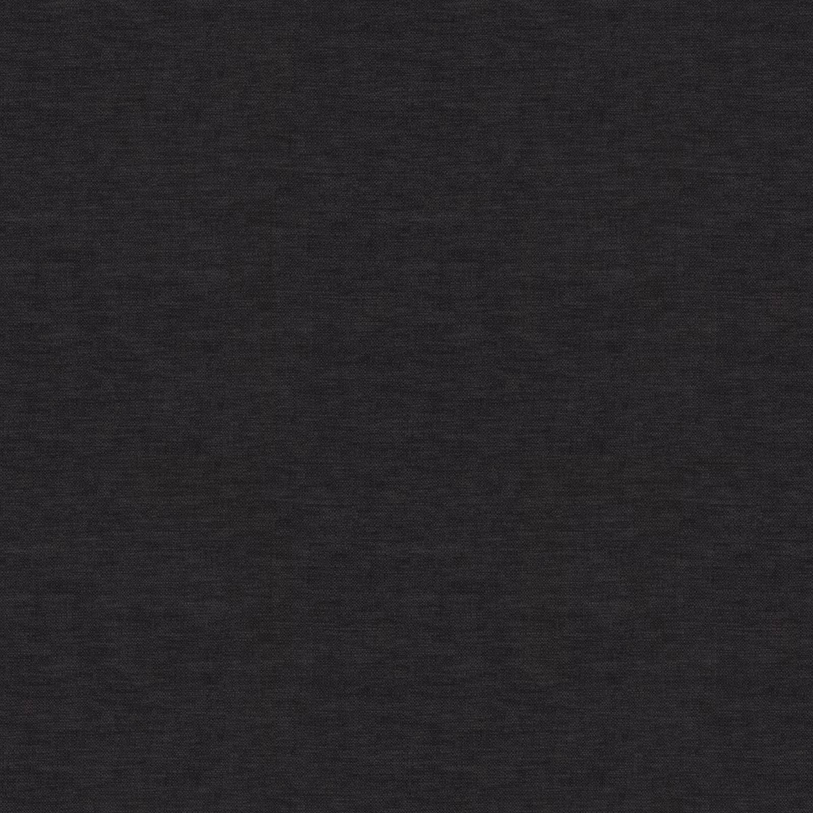 Close-up of deep charcoal black fabric with subtle horizontal woven texture