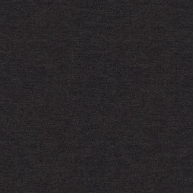 Close-up of deep charcoal black fabric with subtle horizontal woven texture
