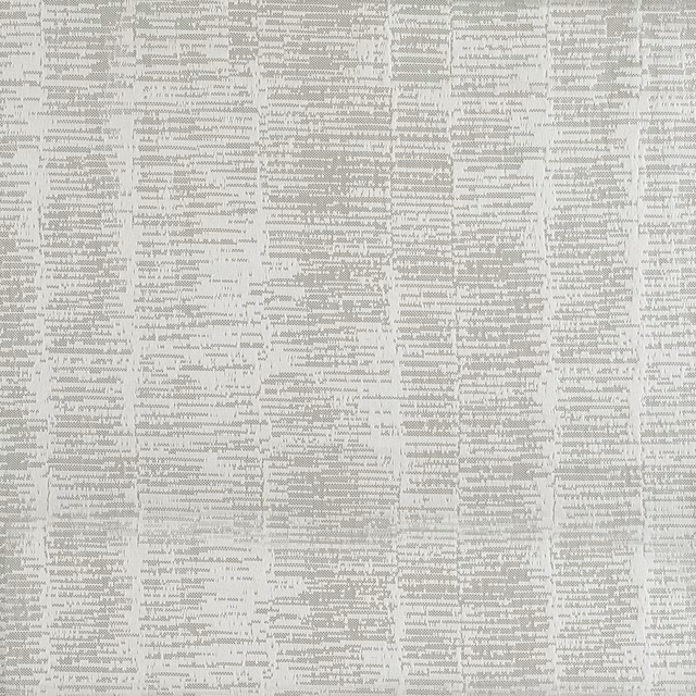 Cool ice-grey textile with dense broken horizontal marks and a softly woven surface
