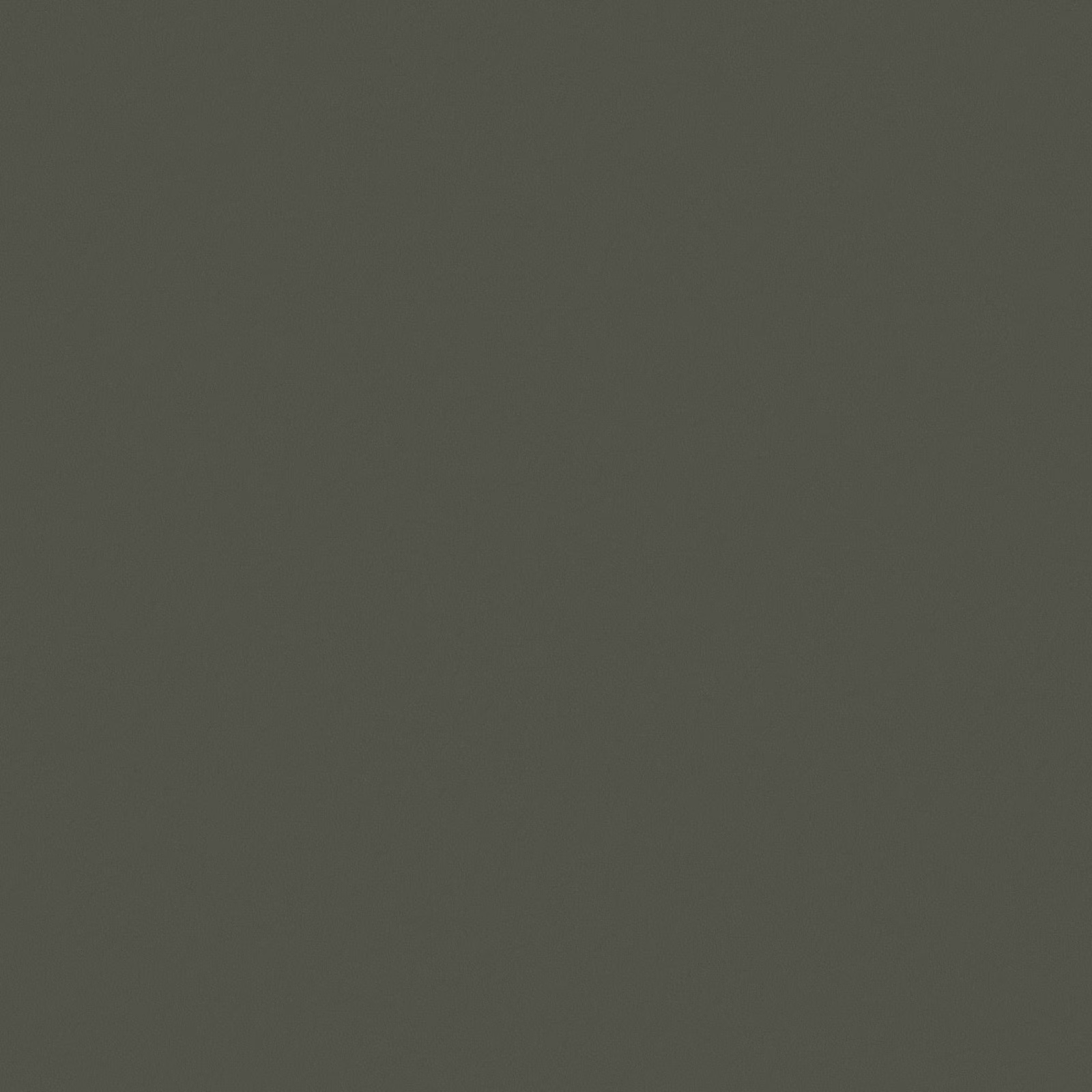 Deep olive-grey plain fabric swatch with a subtle matte surface