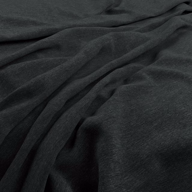 Deep petrol blue-green velvet with a soft nap draped in broad, shadowed folds