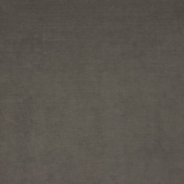 Deep taupe-grey plain weave with subtle mottled texture and earthy charcoal undertones