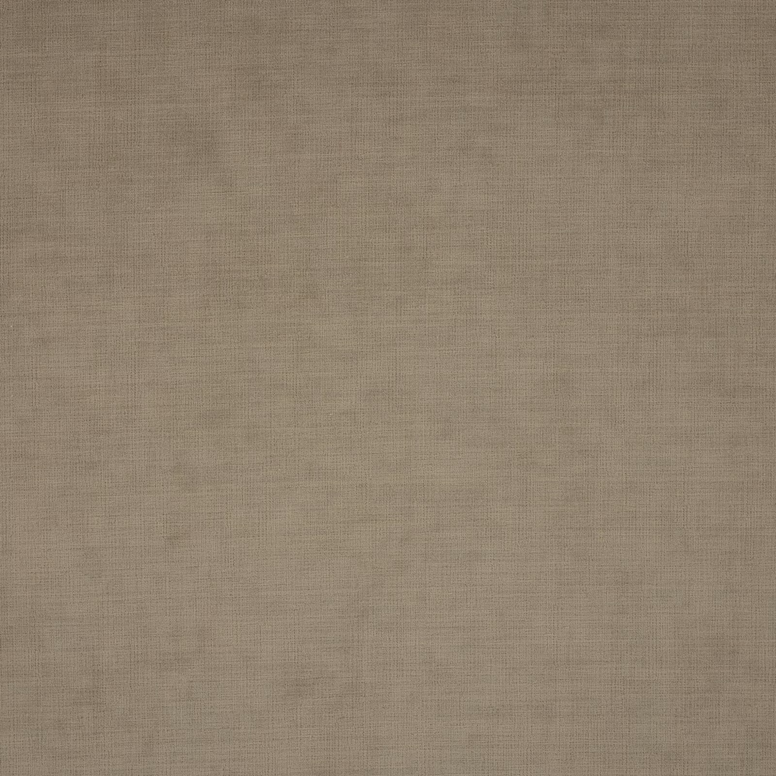 Muted taupe-grey fabric with a fine, softly textured crosshatch weave