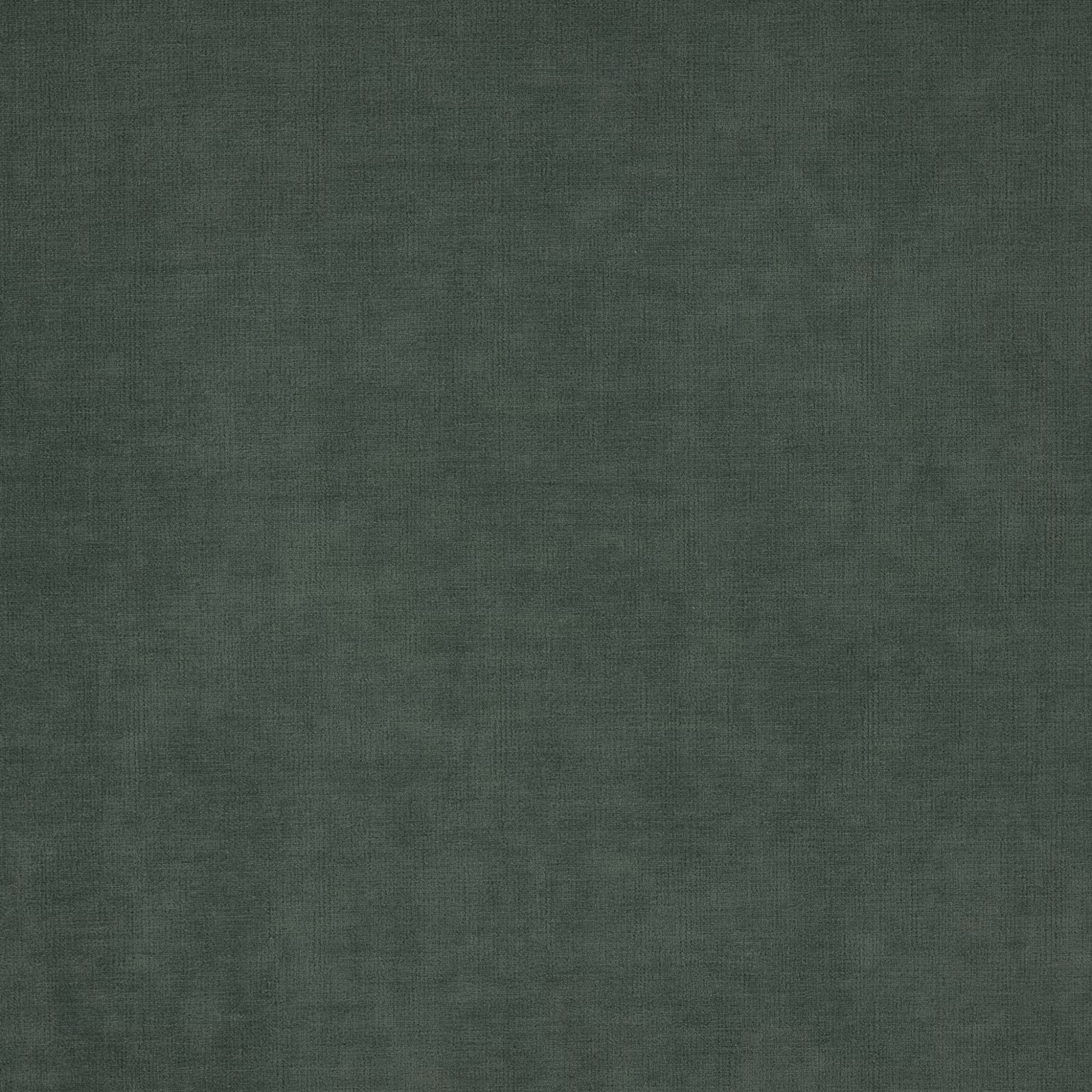 Dark muted jade-green fabric with a subtle close plain weave and softly mottled texture