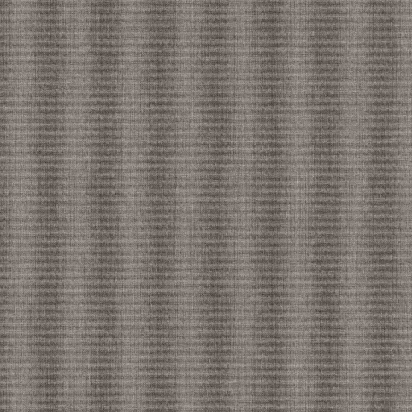 Close-up of cool taupe plain woven fabric with fine crosshatch texture