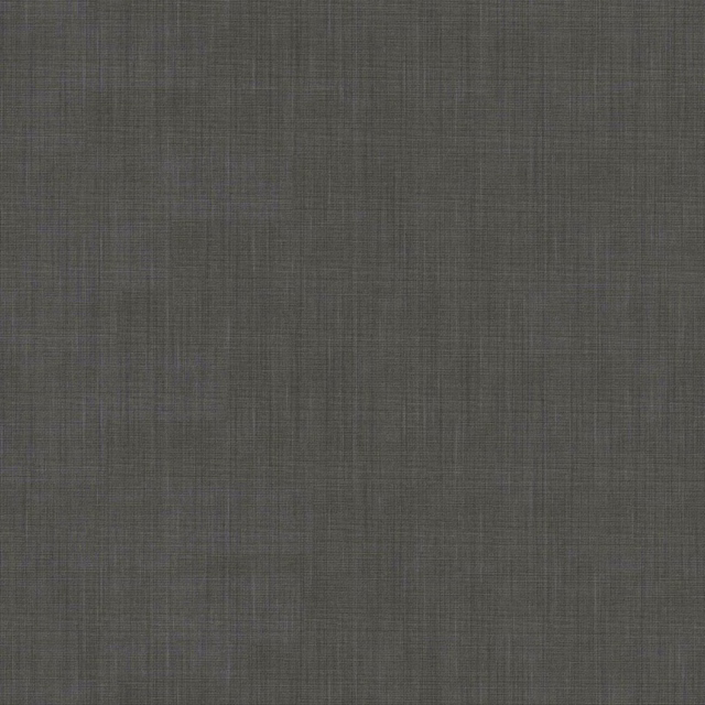 Close-up of muted steel grey plain-woven fabric with fine crosshatch texture