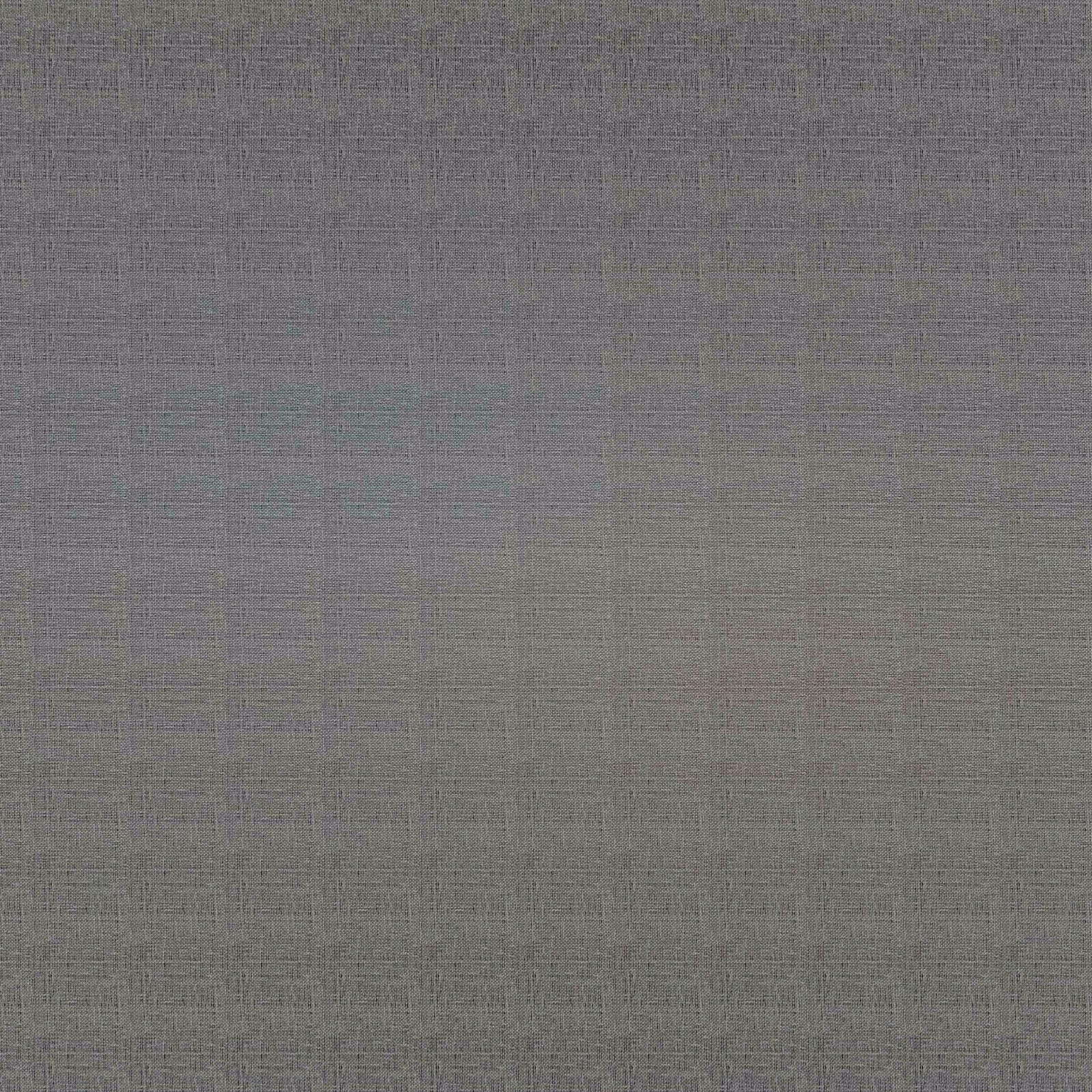 Soft smoke-grey plain woven fabric with fine texture and selvedge lead band