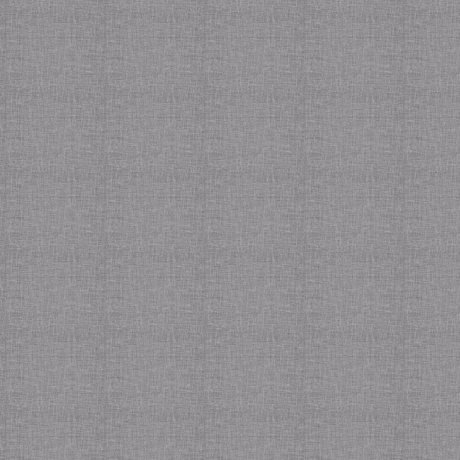 Soft mist grey plain woven fabric swatch with fine linen-like texture