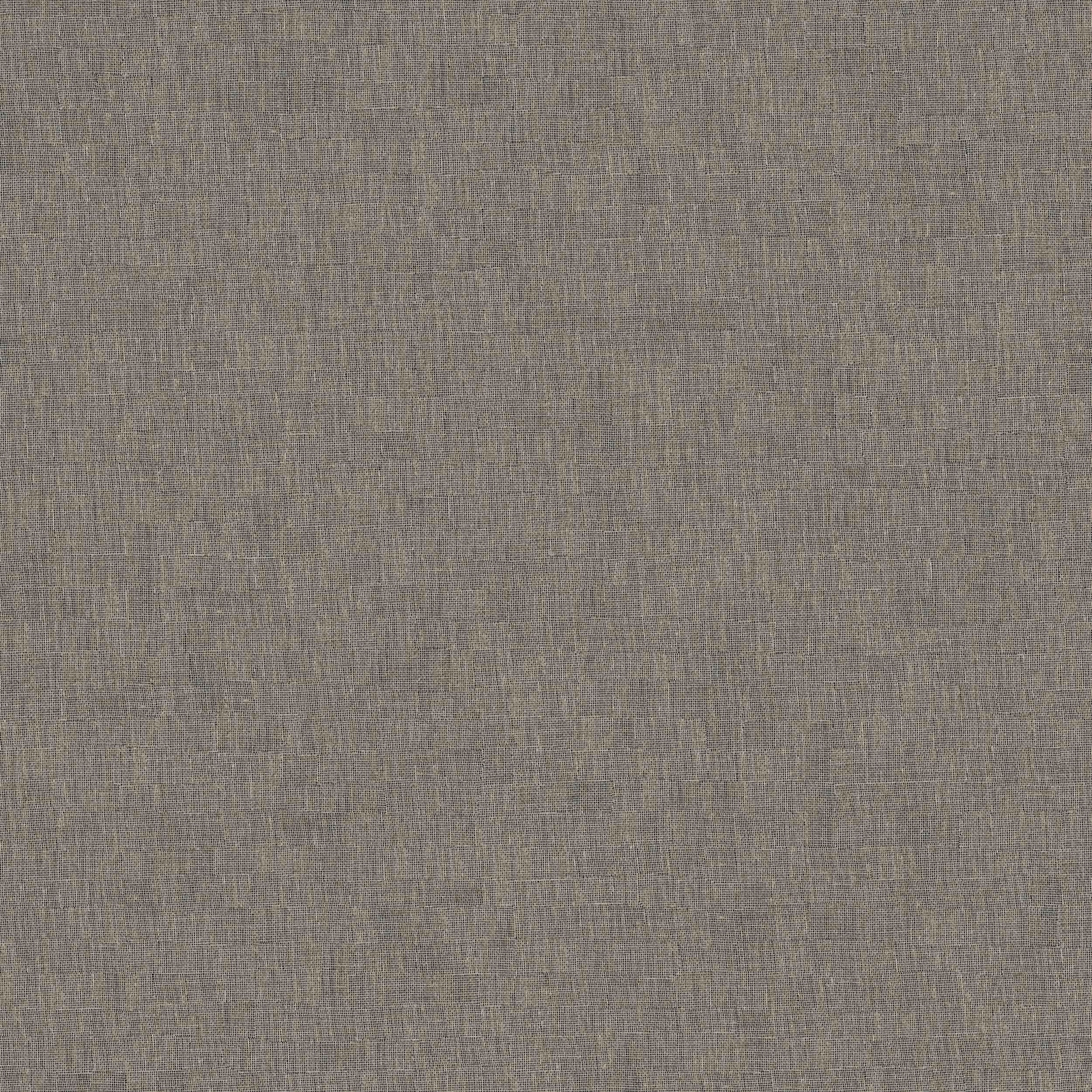 Plain mushroom taupe linen-look fabric with subtle slubbed weave