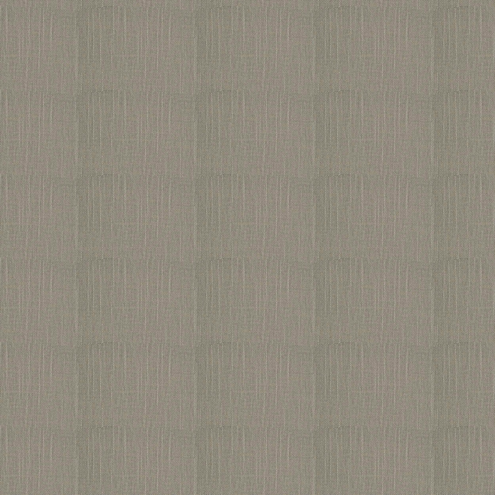 Warm greige plain woven fabric with fine vertical slubs