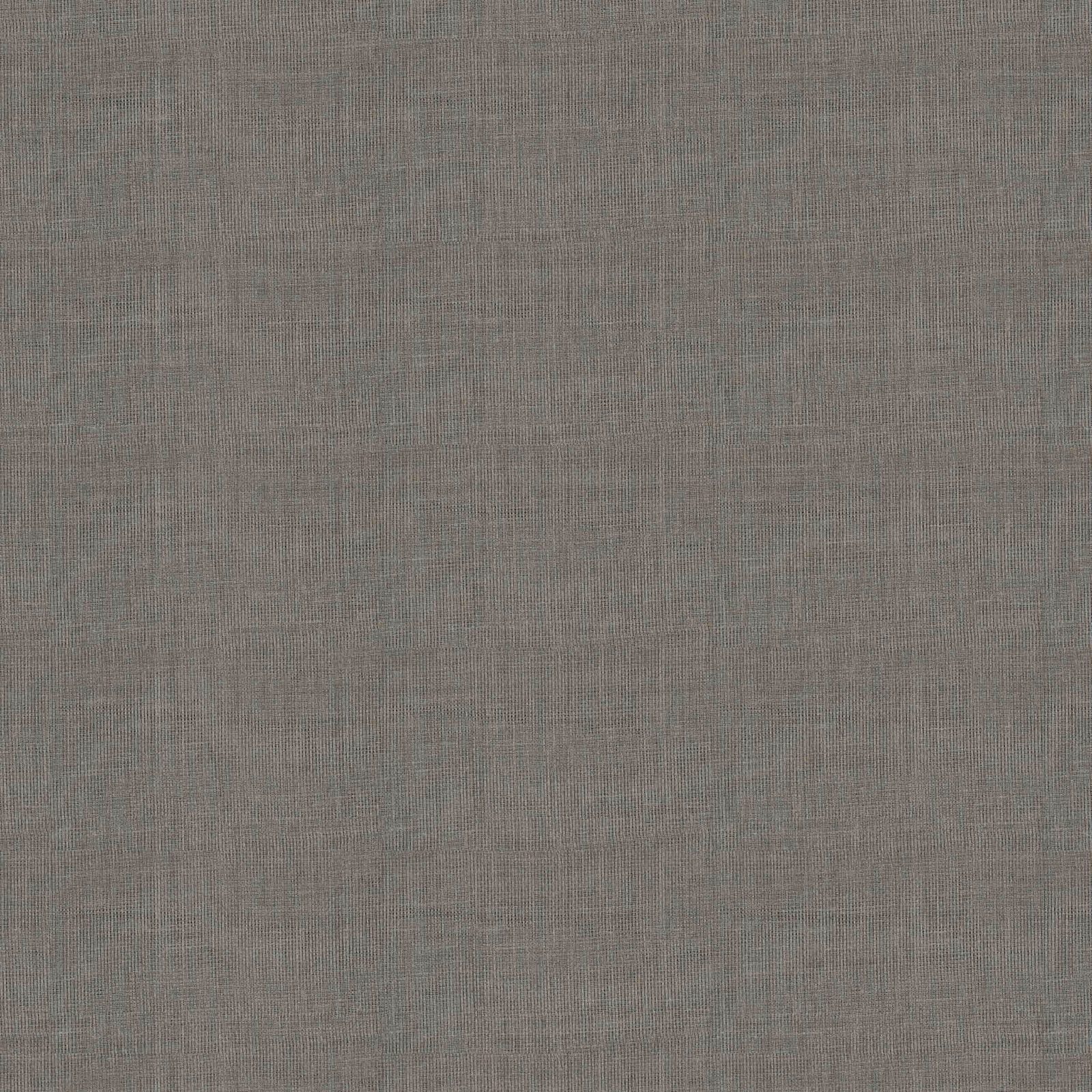 Close-up of a plain flax-taupe woven fabric with a fine linen texture