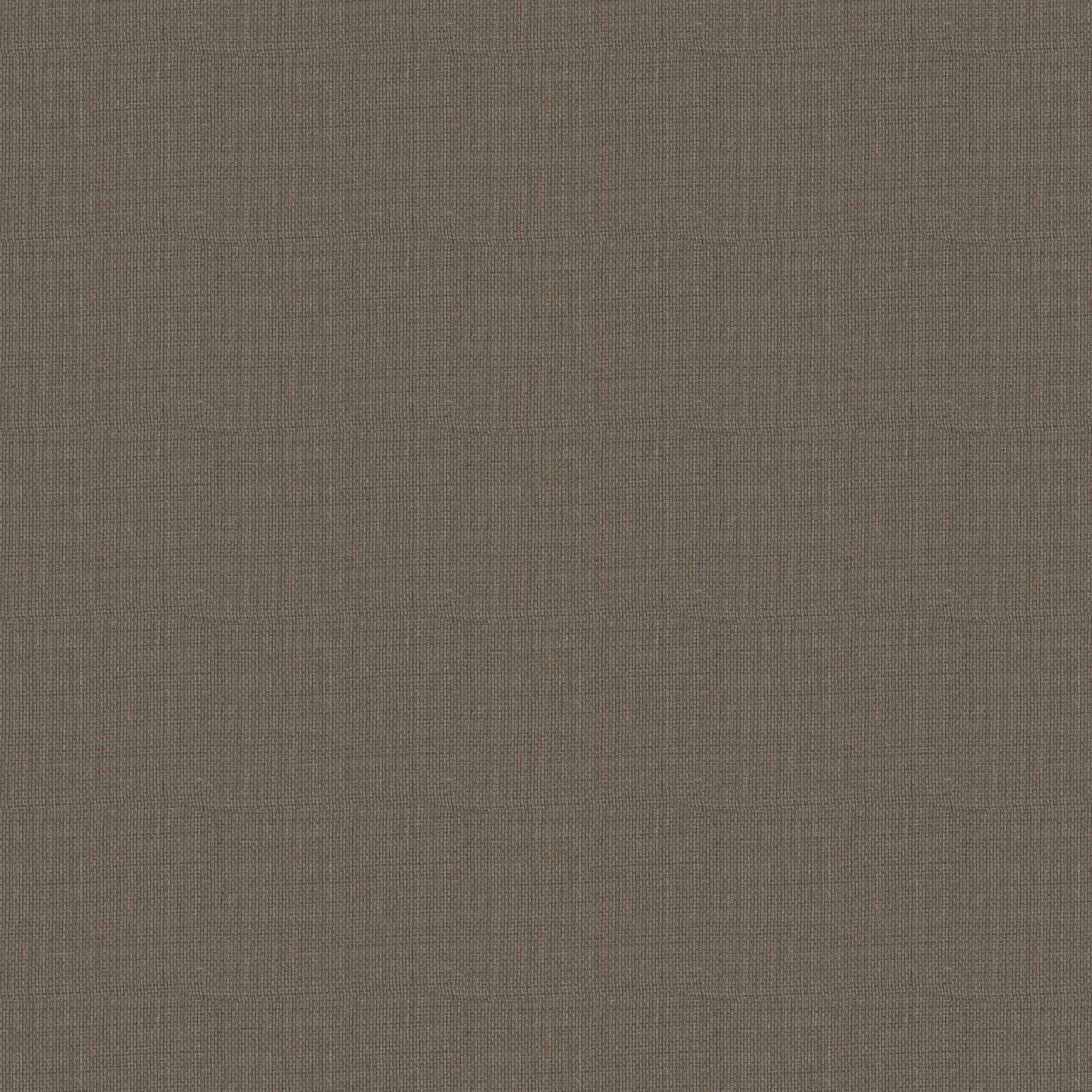 Close-up of plain muted olive taupe linen-look fabric with fine weave texture