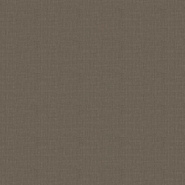 Close-up of plain muted olive taupe linen-look fabric with fine weave texture