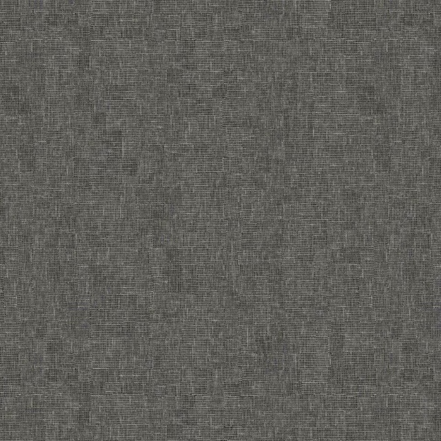 Close-up of a cool steel-grey plain woven curtain fabric with fine texture