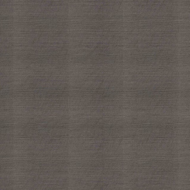 Close-up of warm graphite grey plain weave fabric with fine horizontal texture