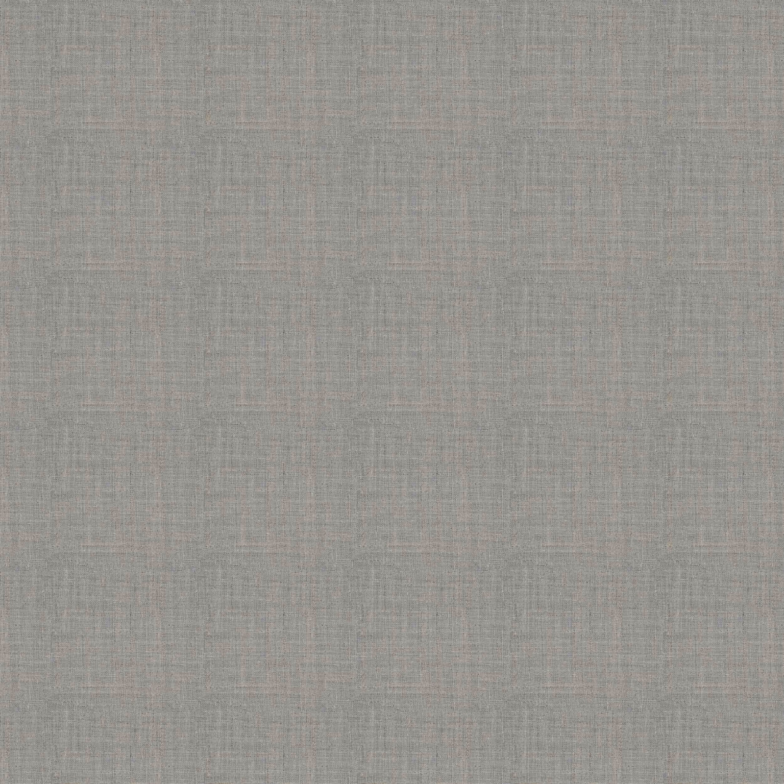 Soft stone-grey plain woven fabric with fine linen-look texture