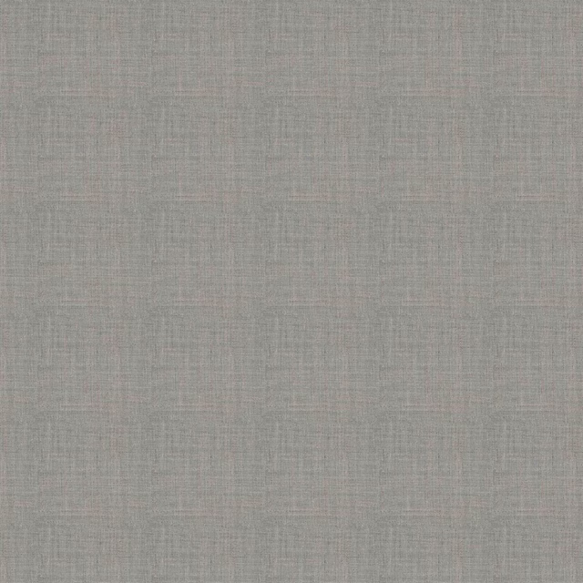 Soft stone-grey plain woven fabric with fine linen-look texture