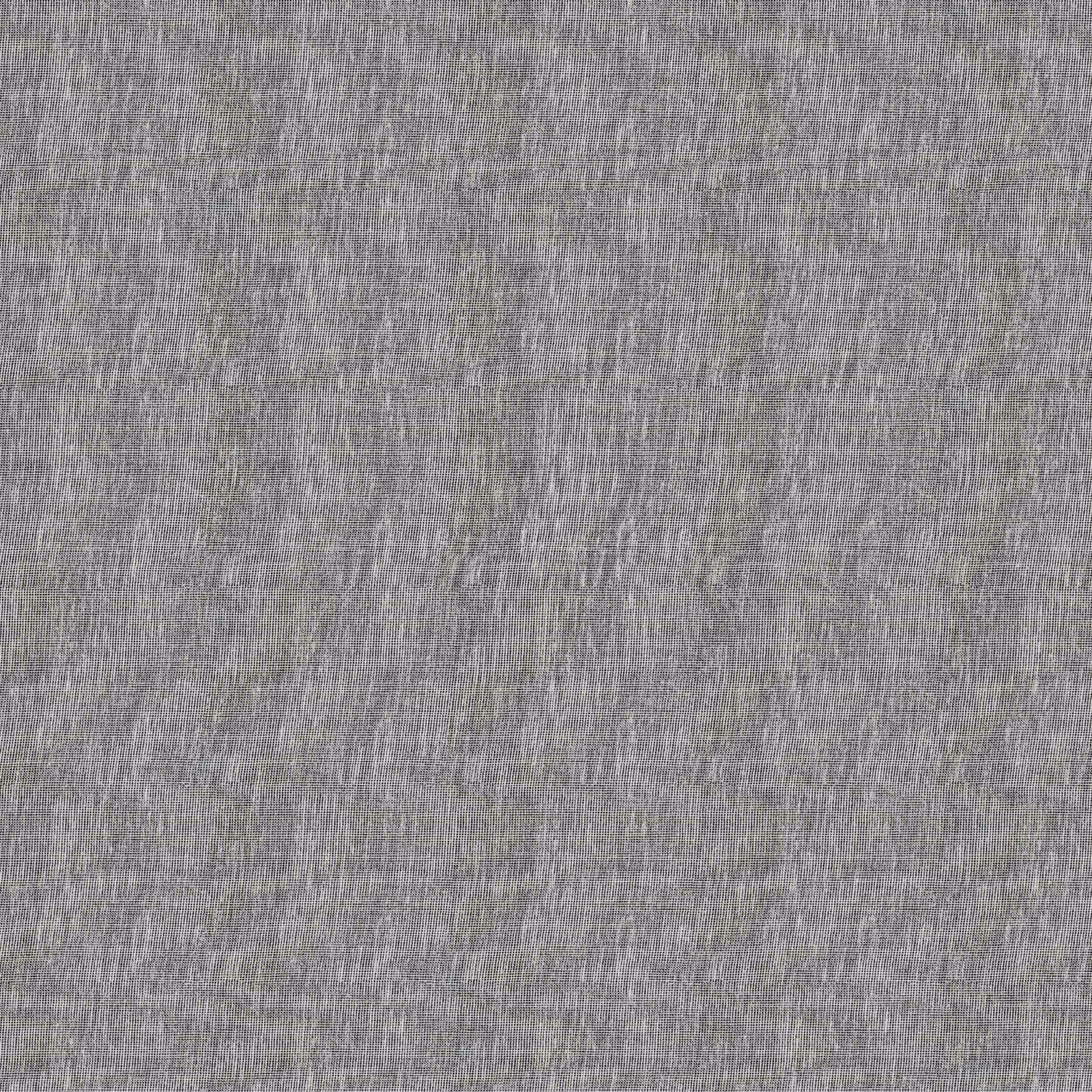 Soft grey rustic plain weave fabric with a linen-like slubbed texture
