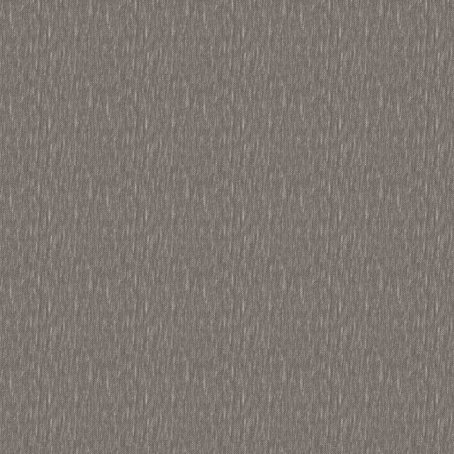 Close-up of plain smoky grey woven fabric with fine vertical texture