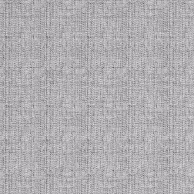 Close-up of a soft silver-grey plain woven fabric with fine vertical texture
