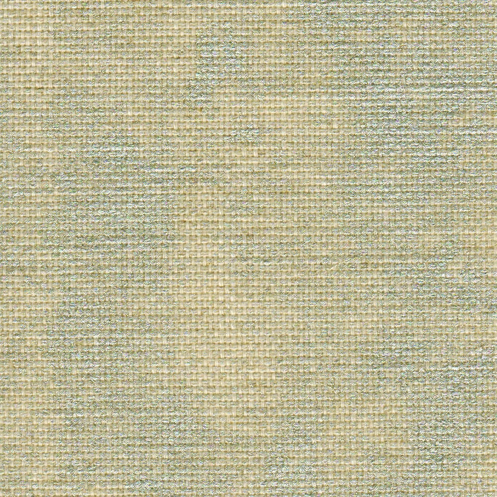 Pale sage-beige woven fabric with grey flecks and a softly slubbed texture