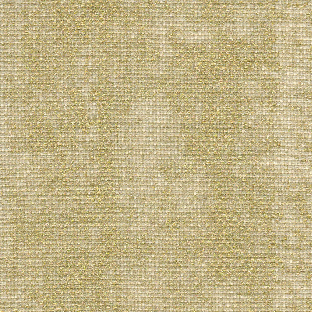 Close-up of warm champagne beige woven texture with subtle golden olive flecks