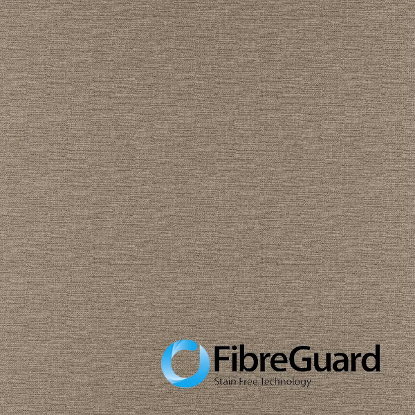 Muted caramel-taupe fabric with fine horizontal woven texture and subtle tonal variation