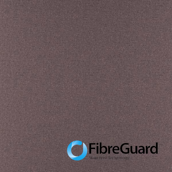 Dusky mauve-taupe plain woven fabric swatch with fine, even texture