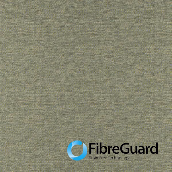 Muted olive-grey woven swatch with fine horizontal texture and subtle tonal variation