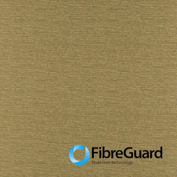 Muted mustard-olive woven textile with fine horizontal slub texture