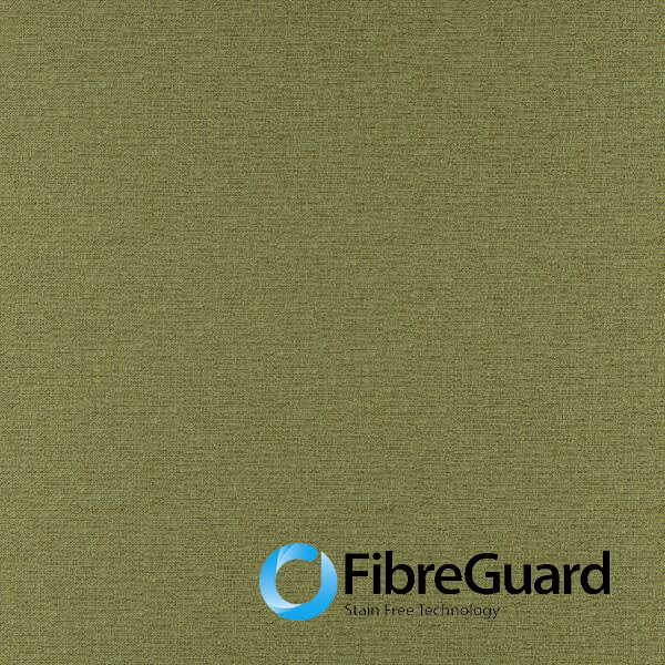 Muted olive-green plain weave with fine crosshatch texture and darker tonal flecks