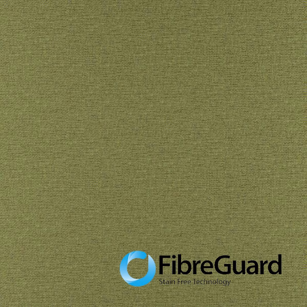Muted olive-green plain weave with fine crosshatch texture and darker tonal flecks