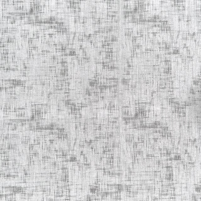 Pale chrome-grey fabric with fine soft-grey crosshatching and irregular woven blocks