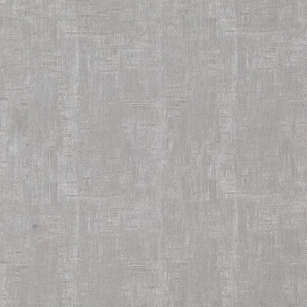 Cool lilac-grey Alexis fabric with fine woven texture and faded rectangular blocks