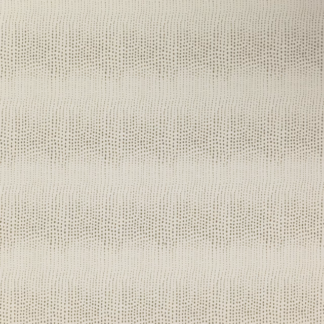 Mushroom taupe fabric with fine broken vertical dotted lines and subtle woven texture