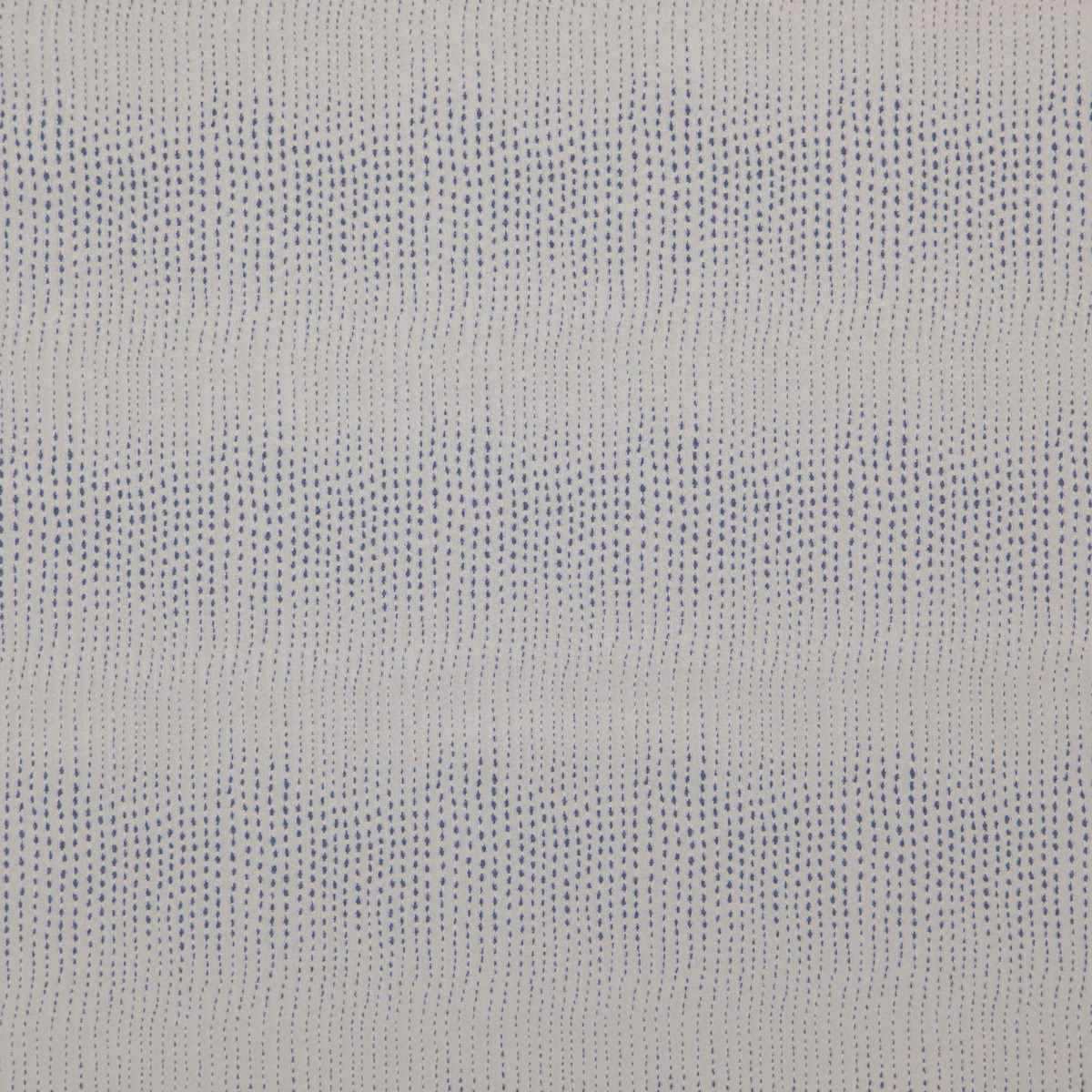 Pale stone fabric with fine, irregular blue-grey dotted vertical lines