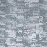 Muted teal woven swatch with pale broken horizontal flecks and textured surface
