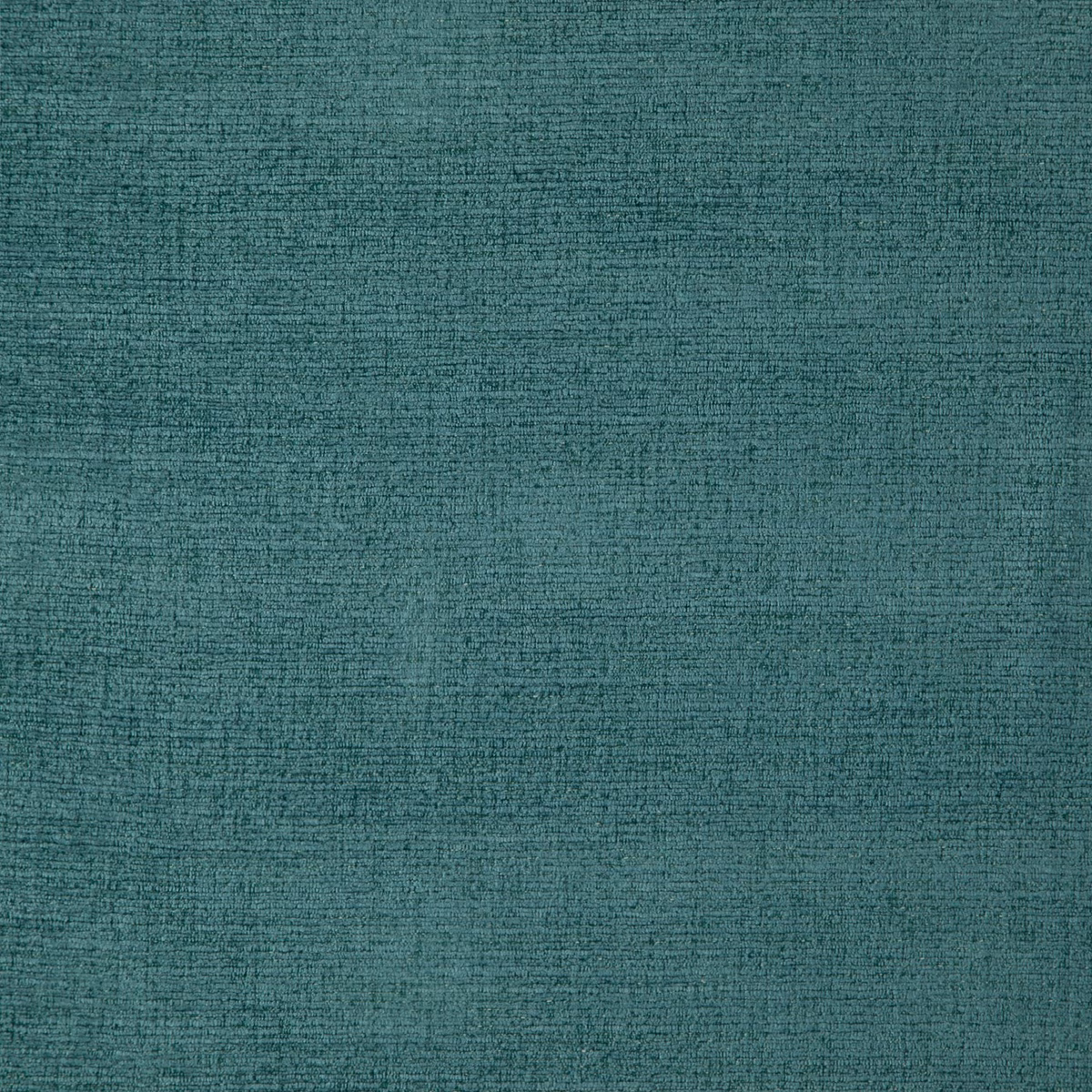 Close-up of deep turquoise teal fabric with a fine irregular horizontal weave